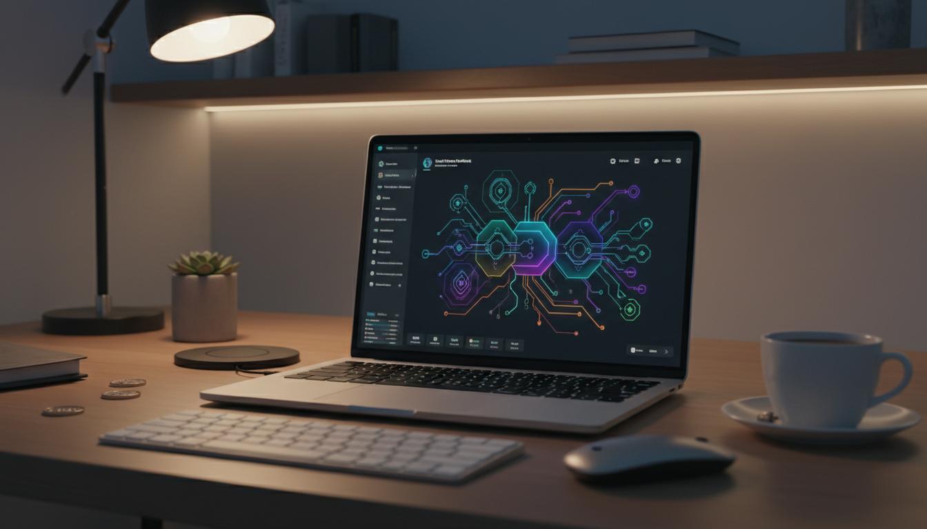 Илюстрация към defi: смарт договор, обезпечение и ликвидация
